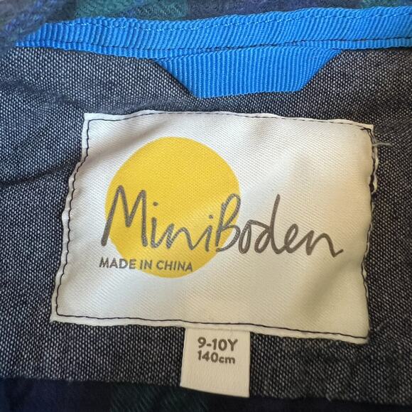 Mini Boden Flannel Shirt 9-10 - Picture 4 of 7